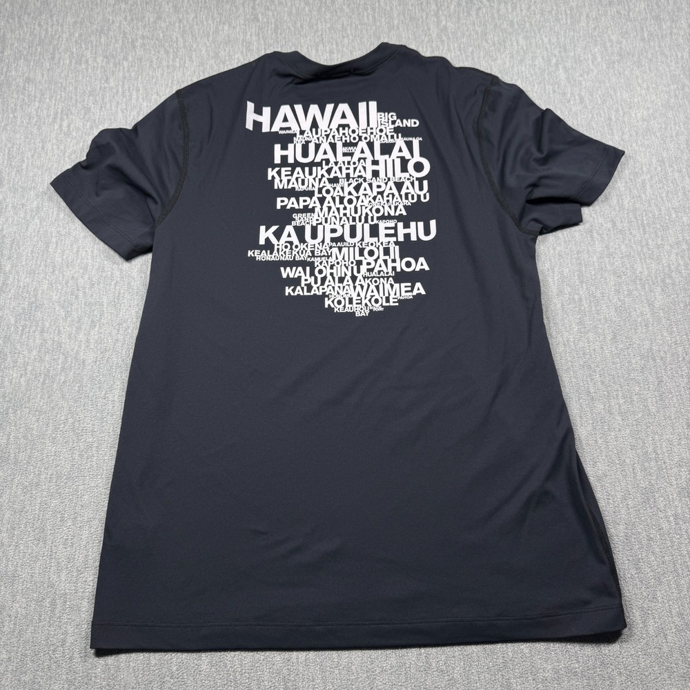 James Perse Shirt Mens 3 Hualalai Hawaii Graphic Short Sleeve Crewneck Tee Black